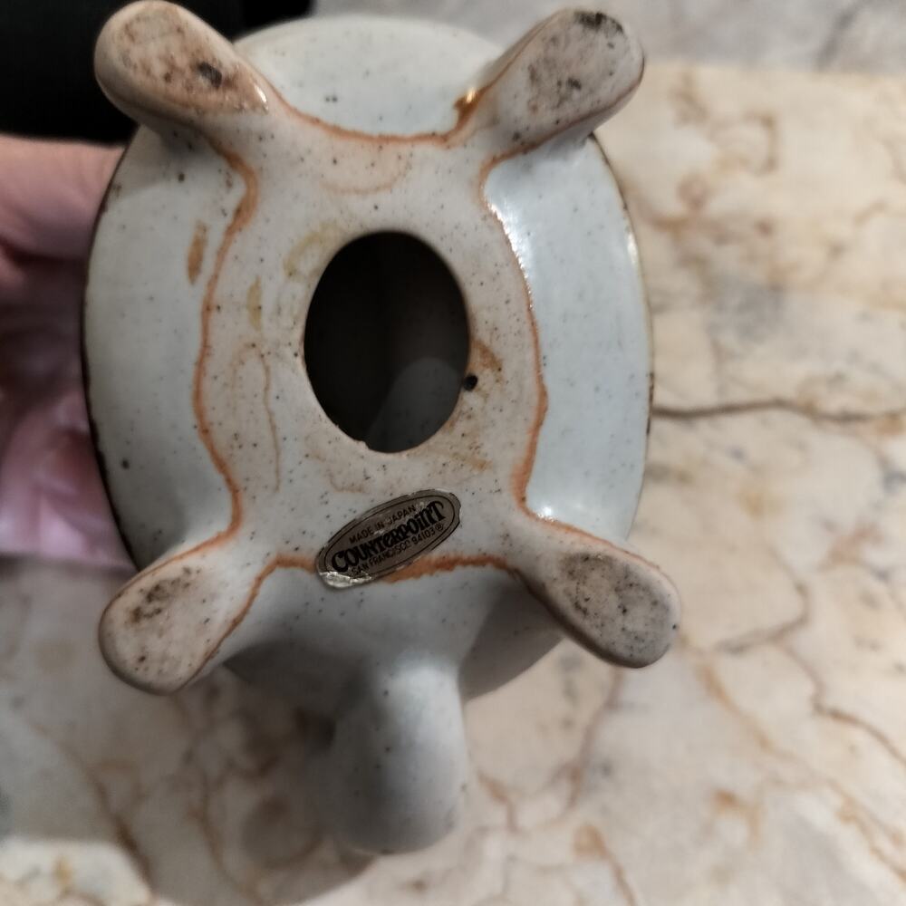 Vintage Counterpoint San Francisco Stoneware Turtle Snail Tape Dispenser - Picture 6 of 7